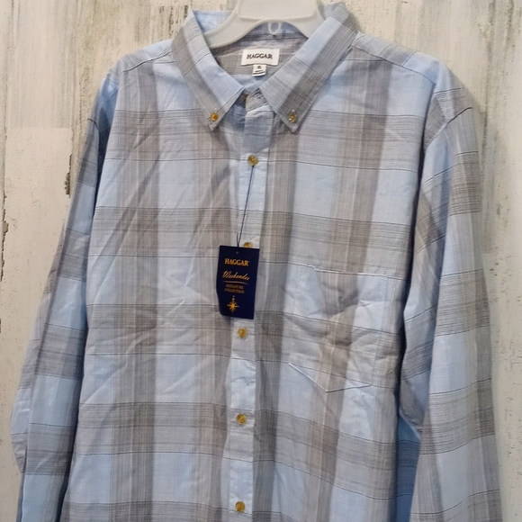 0304 Haggar Button Up Shirt - Picture 3 of 8